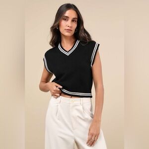 ASTR The Label Kirby V Neck Sweater Vest